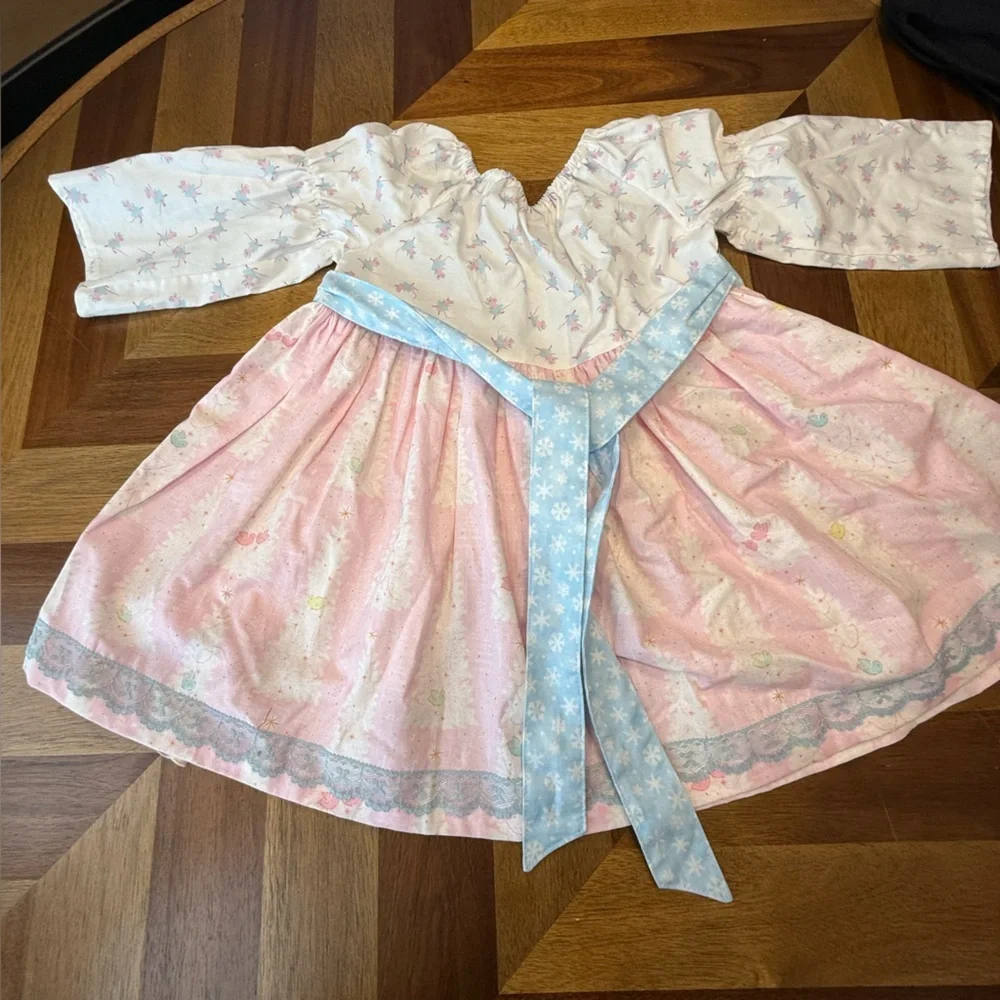 Platinum Matilda Jane Pink and White dress 8 of 10 limited edition size 6 - Picture 6 of 8